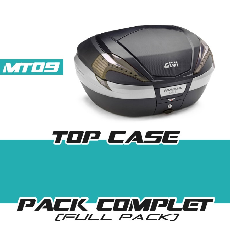 PACK-V56NNT-2132FZ : Pack Top case Givi V56 Maxia4 2017-2020 Yamaha MT09