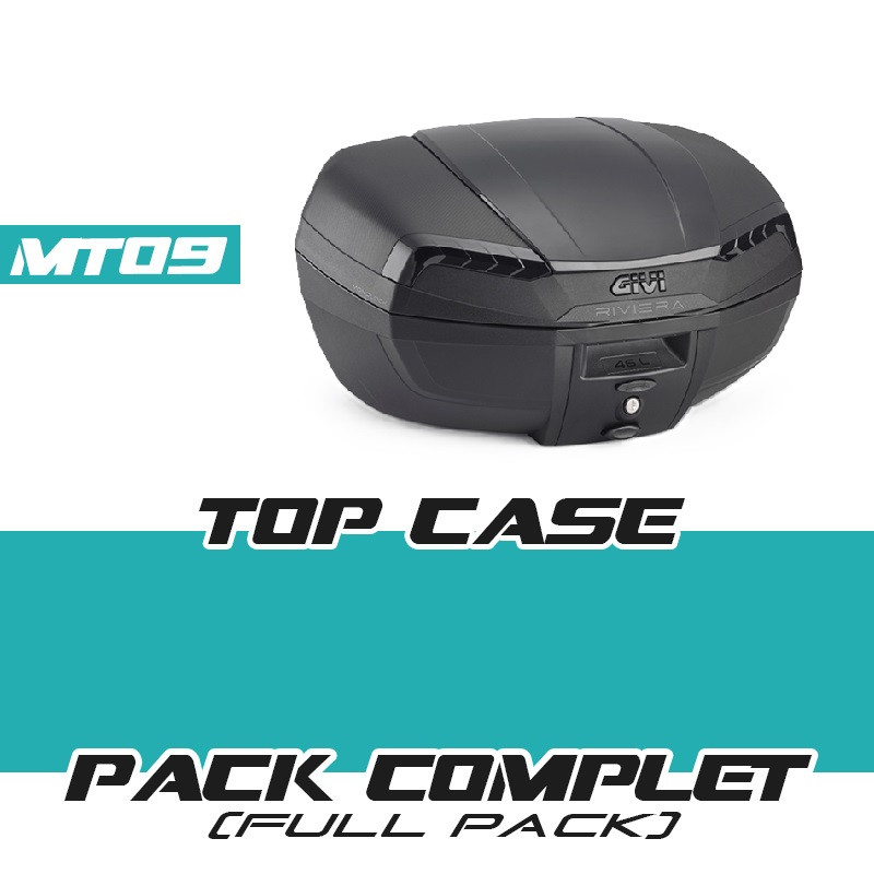 PACK-E46NB-2132FZ : Pack top case Givi E46 Riviera 2017-2020 Yamaha MT09