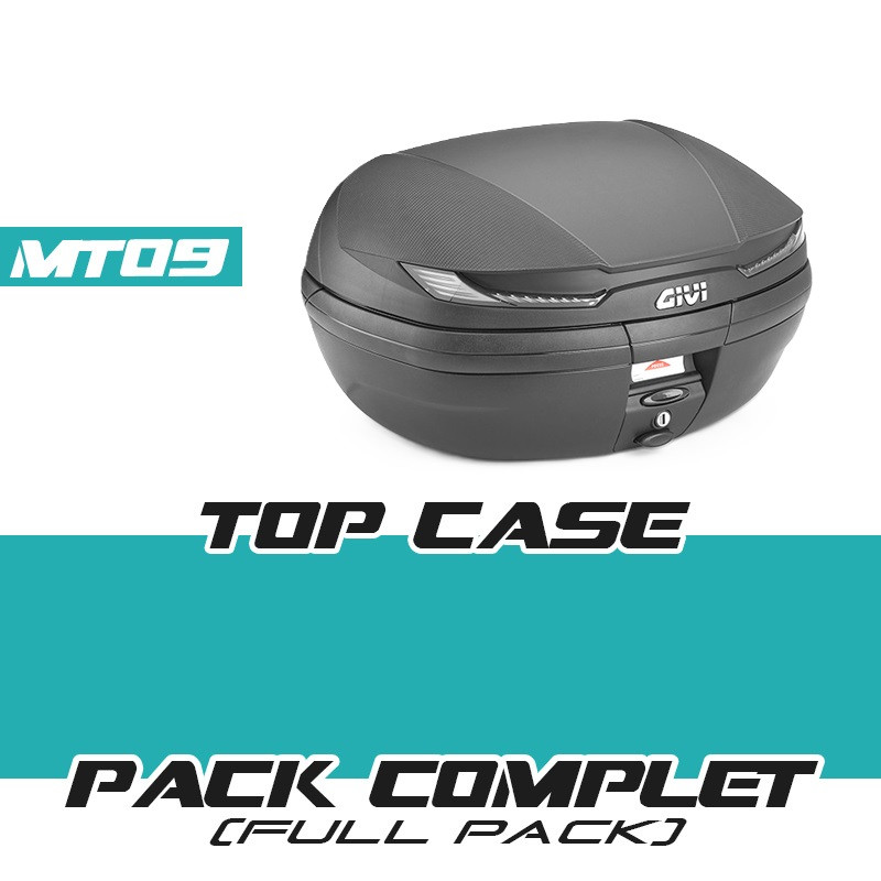 PACK-V45NT-2132FZ : Pack Top case Givi V45 Arena 2017-2020 Yamaha MT09