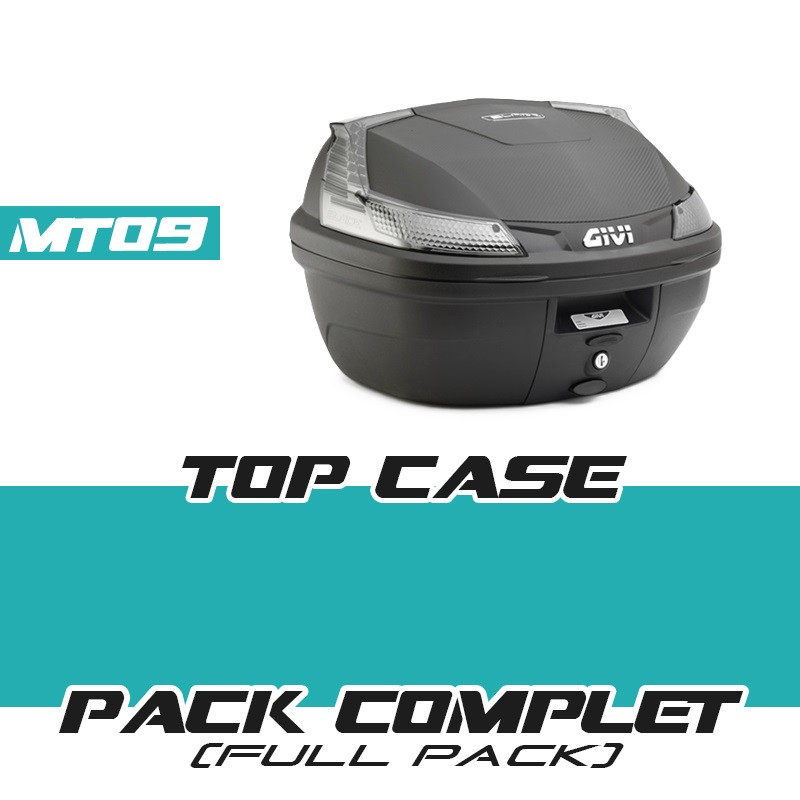 PACK-B37NT-2132FZ : Pack Top case Givi B37 Blade 2017-2020 Yamaha MT09
