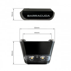 YMT9104-21+N1002+NCAT : copy of Support de plaque Barracuda 2017-2020 Yamaha MT09