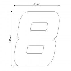 YMT9400-24+N400+N400 : copy of Kit support de numéro Trident Barracuda 2021-2022 Yamaha MT09