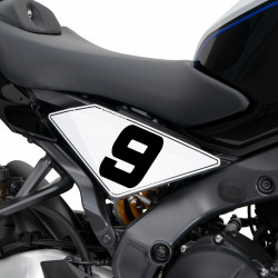 YMT9400-24+N400+N400 : copy of Kit support de numéro Trident Barracuda 2021-2022 Yamaha MT09