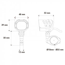 FS731107 : Feux additionnels LED Flooter 2024 Hepco-Becker Yamaha MT09