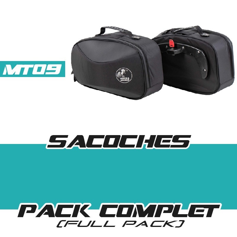PACK4-RELOADED : copy of Pack sacoches latérales Street 2020 2017-2020 Yamaha MT09