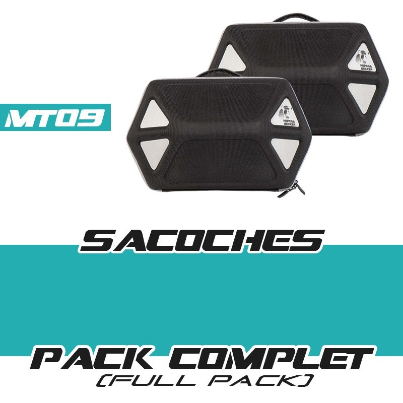 PACK2-SPEED : copy of Pack sacoches latérales Street 2020 2017-2020 Yamaha MT09