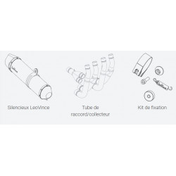 14228EU : LeoVince LV One Evo Exhaust Line Yamaha MT09
