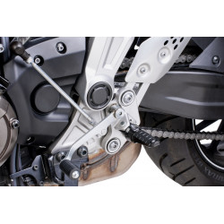 6357N+6301N : Reposapiés pasajero Racing Puig 2017-2020 Yamaha MT09