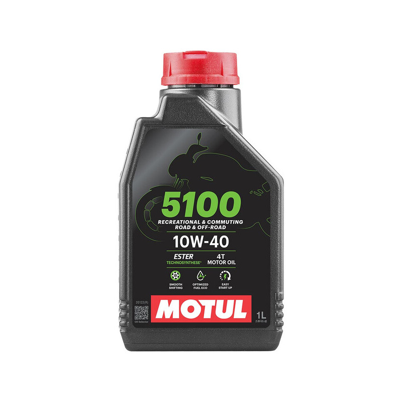 104066 : Huile Motul 4T 5100 10W40 Yamaha MT09 104066 : Huile Motul 4T 5100 10W40 Yamaha MT09