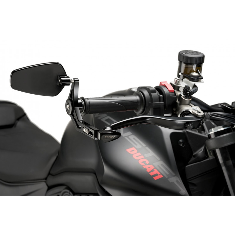 21440N+21441N+9583P : Brake and Clutch Lever Guards with Pro Puig Mirrors 2017-2020 Yamaha MT09 21440N+21441N+9583P : Brake and Clutch Lever Guards with Pro Puig Mirrors 2017-2020 Yamaha MT09