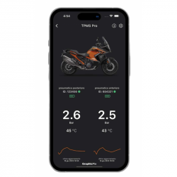 RTPS-2 : Système de surveillance de pression des pneus Rideet TPMS Pro Yamaha MT09