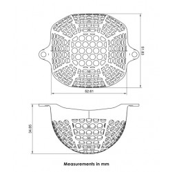 32271M : Griglia di protezione faro Pyramid 2021-2023 Yamaha MT09