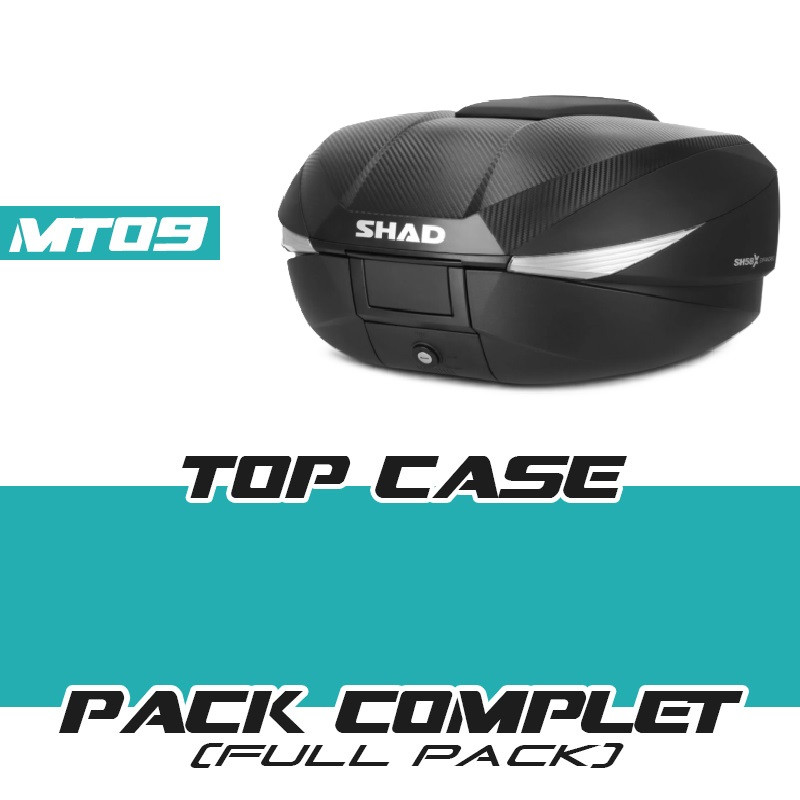 PACK2-SH58X-MT09 : copy of Pack Top case Shad SH58X 2017-2020 Yamaha MT09