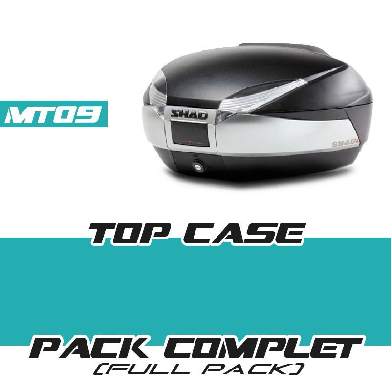 PACK1-SH48-MT09 : Pack Top case Shad SH48 Yamaha MT09