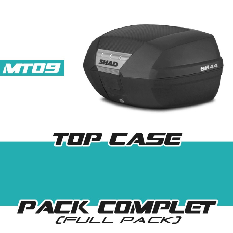 PACK2-SH44-MT09 : copy of Pack Top case Shad SH44 2017-2020 Yamaha MT09