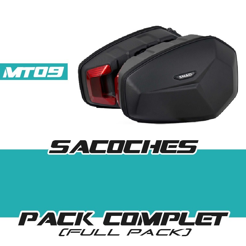 PACK-E48SR : Shad Hard Shell E48SR Side Bag Pack 2021-2023 Yamaha MT09
