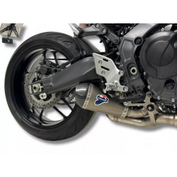 Y13309410ISO01I : Ligne d'échappement avec silencieux conique héxagonal Termignoni 2021-2024 Yamaha MT09