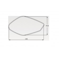 R-0957 : copy of Embouts de guidon avec rétroviseurs Revenge SS De Pretto Moto 2017-2020 Yamaha MT09