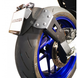 SPLRY037 : Rear Wheel Hugger License Plate Holder Access Design 2021-2023 Yamaha MT09