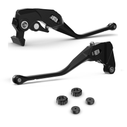 PACK-LEVIERS-2123-N : Juego de palancas de embrague y freno negras Yamaha 2021-2023 Yamaha MT09