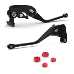 PACK-LEVIERS-2123-R : Roter Kupplungs- und Bremshebel-Set Yamaha 2021-2023 Yamaha MT09