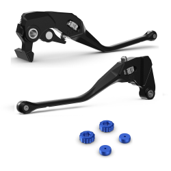 PACK-LEVIERS-2123-B : Juego de manetas de embrague y freno azul Yamaha 2021-2023 Yamaha MT09