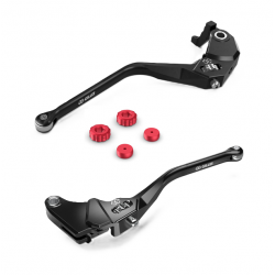 PACK-LEVIERS-2425-R : Set de leviers d'embrayage et de frein rouge Yamaha 2024-2025 Yamaha MT09