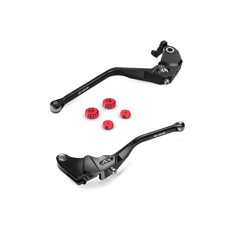 PACK-LEVIERS-2425-R : Juego de **palancas de embrague** y **freno rojo** Yamaha 2024-2025 Yamaha MT09 PACK-LEVIERS-2425-R : Juego de **palancas de embrague** y **freno rojo** Yamaha 2024-2025 Yamaha MT09
