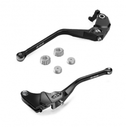 PACK-LEVIERS-2425-A : Yamaha 2024-2025 Silver Clutch and Brake Lever Set Yamaha MT09