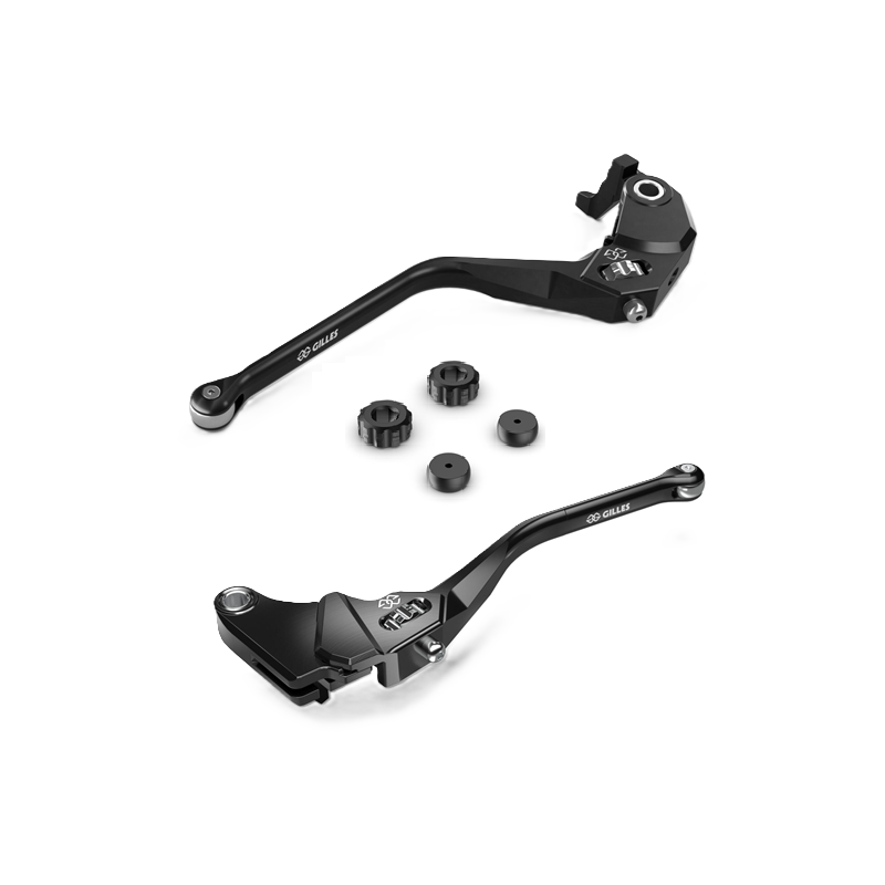 PACK-LEVIERS-2425-N : Juego de palancas de embrague y freno negro Yamaha 2024-2025 Yamaha MT09